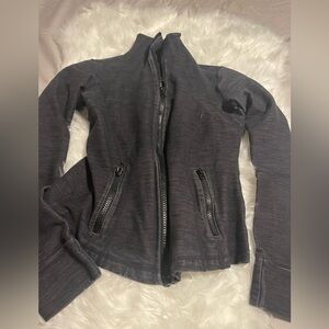 Lululemon gray/black jacket women’s Sz XS